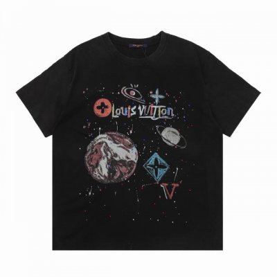louis Vuitton 路易威登 彩墨渲染印花短袖T恤 size S-L