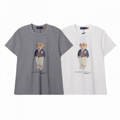 顶级品质 拉夫劳伦Ralph Lauren新款小熊印花短袖 圆领的设计，修饰脖颈线条和脸型，增加日常中的精致感，整体给出一种慵懒休闲风，完全不挑场合不挑人，时尚
