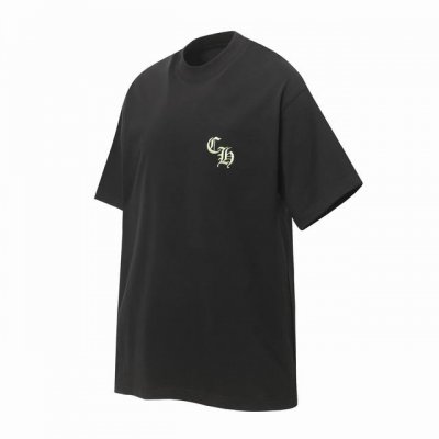 Chrome Hearts Ch 克罗心十字架贴皮绣短袖T桖 采用进口田岛机制作，皮均由定制定染 五金辅料均开磨定制 正确配置 黑色2025克罗心正品包装 28