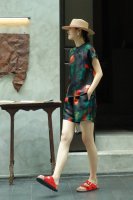 春夏爆款 调性复古真丝香云纱套装 面料: 100%真丝香云纱 码数:S-Xl