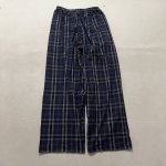 Balenciaga条纹绣花字母长裤