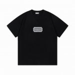 Dior 迪奥 银标刺绣短袖T恤 面料采用21支320克的双股赛络纺布 手感顺滑不易变形 工艺采用田岛刺 绣精密度高达5W针 立体且清晰 男女同款系列 颜色.黑