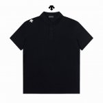 迪桑特 经典Logo 精美polo衫 升级，灵感源自八十年代复古 原版面料 官方同款 定制 同缸染面料 手感非常舒服 春夏最新砖柜同步 时尚又个性 超级百搭好看