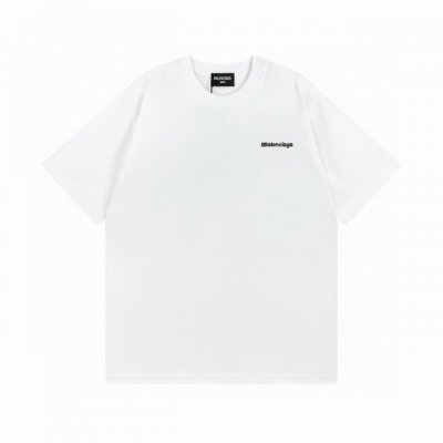 balenciaga 巴黎世家2025 Ss 胸前经典小标字母刺绣短袖T恤 本市场No.1的质量 真正天花板品质 全部原版开发注意细节图 避免被盗图商家混发 正