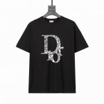 ff370#P90 顶级高品 dior 迪奥短袖T恤 高端32S双纱280克面料 印花采用超高品质不脱胶工艺 超高克重高密度超高品质 经过高温缩水定型 毛料柔软