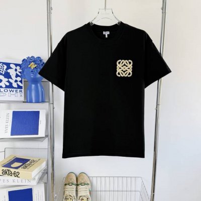 121 当天到货 现货现配 Loewe罗意威25Ss经典款毛巾刺绣短袖T恤 独家首发高定 面料采用300克重双纱精梳棉，定制32支双股螺纹，成衣两遍水洗处理，面