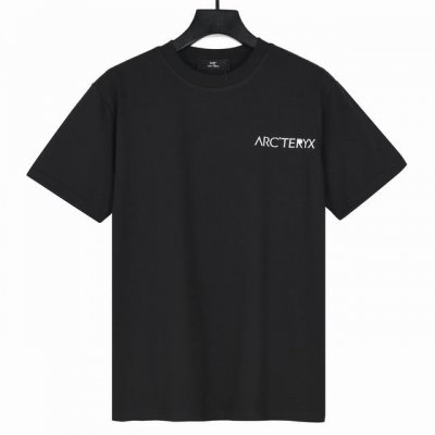 Arcteryx始祖鸟官网新款幻影鸟印花短袖T恤 面料采用洗水后300克双纱精梳棉，定制32支1*1螺纹，成衣两遍水洗处理，面料舒适亲肤无异感，定制定染面料，纺