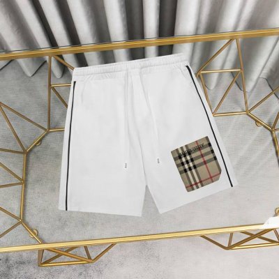 Burberry 巴宝莉皮标纯棉短裤卫裤 1:1对版面料380克毛圈高克重百分百纯棉 提前做过预缩水1×1双纱洗一辈子都不会变形的 男女同款 官网细节 字母Lo