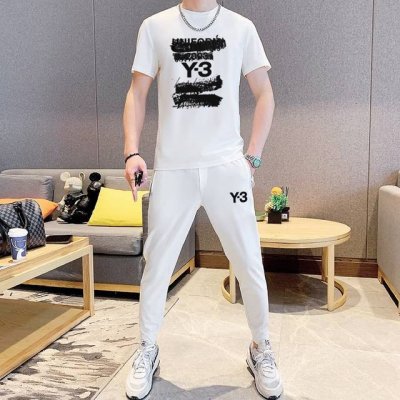 直 Y-3 胖子福音 2025官网同款.世界知名奢侈品牌.夏季男士 双丝光 高品质货套装 采用进口原单面料 ，当季时尚潮流款，百搭爆款。简洁大方，精密的车工，让