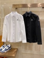 蒙口。。Moncler 码数38-43 专柜最新款男士必备款衬衫，100%天然棉，舒服透气，原单狠货，原版面料，柔软舒适，1F上身高端又奢华，足够场面的档次，这