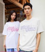 wh05 Whoosis 不知其名 群星闪耀Logo刺绣短袖T恤新款美式街头情侣男 颜色：白色 灰色 黑色 码数：S M L Xl
