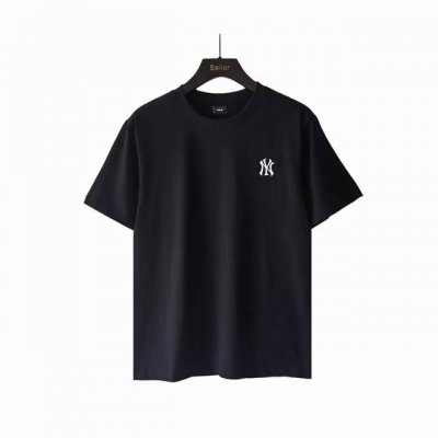 实拍细节图+细节图 Mlb 洋基队 胸前Logo刺绣后背印花Logo短袖T桖 男女同款，质感超强，简约又不失时尚，上身尽率性自在感，轻松拿捏料子亲肤透气，触感细