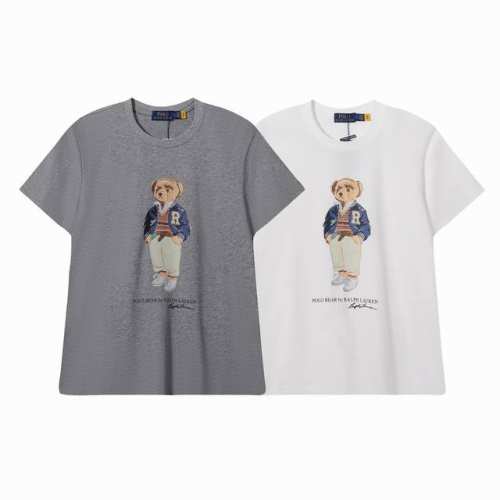 顶级品质 拉夫劳伦Ralph Lauren新款小熊印花短袖 圆领的设计，修饰脖颈线条和脸型，增加日常中的精致感，整体给出一种慵懒休闲风，完全不挑场合不挑人，时尚