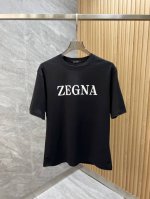Zzegna 杰尼亚 2025年春夏新品上新 三标齐全 丝光棉圆领短袖T恤 好货不用过多介绍 看细节 专柜码数：M-Xxxl 175 140建议L