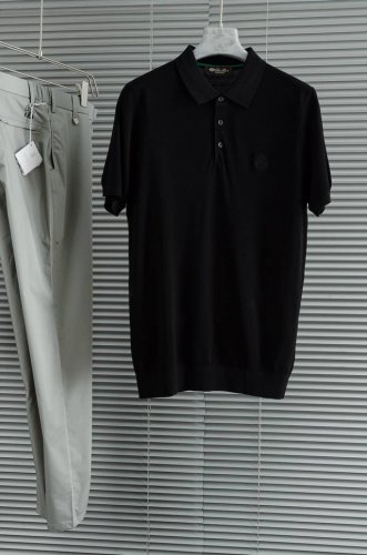 new# L p2540春夏针织丝光棉翻领短袖polotee#经典商务休闲短袖polo衫！ 整体触感舒适爽滑、轻盈有质感，尽管面料看似轻薄却富有特别的尊贵感！色