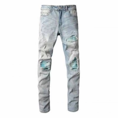 款号Cc826 Amiri Mx1高街牛仔裤修身长裤Fog高街男潮 Amiri 近年来高街成了男装里越来越频繁出现的词 高街风格也就成了大家搭配的重要方向 高街