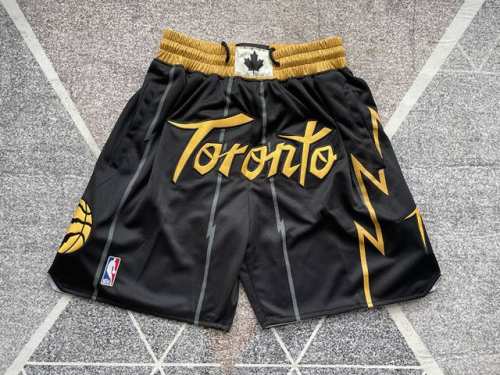 90（款号K93）【顶级刺绣版本】 just Don Nba Toronto Raptors Team Shorts 贾斯顿 Nba 多伦多猛龙队 刺绣球裤 篮