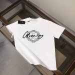 Gvc 纪梵希 2025春夏最新款短袖T恤，男女同款定制专属纯棉面料，定制原版工艺螺纹，印花字母Logo点缀！简约大方，从容百搭，档次极高，完美融入时尚还有风情