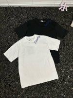 纯原臻品 顶级原版复刻 - 巴宝莉 领口蓝色签名绣花2025春夏最新Bbr宽松休闲时尚百搭纯棉短袖T恤 - 夏日穿搭想要出彩 巴宝莉Bbr 25Ss短袖T恤来助