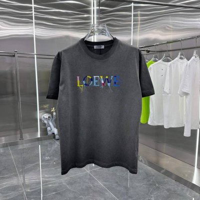 Low 2025新款 雪花酸洗做旧 刻字模+印花 定制面料 短袖T恤 上身超好看 男女同款 S M L Xl Xxl 五个码 洗水灰 洗水蓝 洗水黑