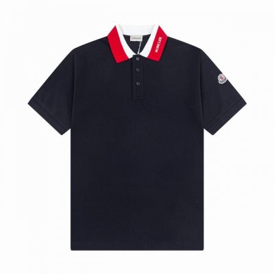 品牌：蒙口 Moncler 面料：纯棉珠地 原版面料 克重：230 颜色：黑色 白色 灰色 尺码：M-Xxl 国际顶级设计师匠心之作 经典款 百年不衰 领口拼接