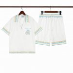 c263短袖衬衫 C363短裤双层内网 Casablanca卡萨布兰卡夏季新款休闲套装 男女同款 尺码M L Xl Xxl