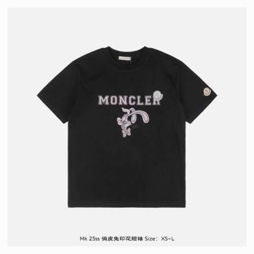 本地自取：200 moncler/蒙口 25Ss 俏皮兔印花短袖 面料采用230克重精梳棉，定制32支1*1螺纹，成衣两遍水洗处理，面料舒适亲肤无异感，定制定染