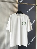 克罗心2025十字架贴布刺绣夏季新款原单专柜美式酸洗做旧激光烧花贴布绣情侣休闲短袖T恤 最高版本！定制面料300克双纱！美式酸洗做旧原身布激光烧花贴布绣 字母精