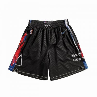 nike × Nba - 赛季 布鲁克林 篮网队 球裤 颜色：黑 尺码：S M L Xl 面料：Nba定制260G优质网眼布面料，Dri-Fit 技术导湿速干，