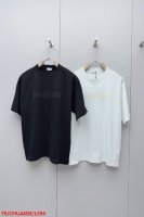 L594 Asacne Studios 夏季新款重工刺绣Logo粉色短袖T恤 宽松版型 男女同款 尺码：S-Xl 三标齐全 高版本 隔天