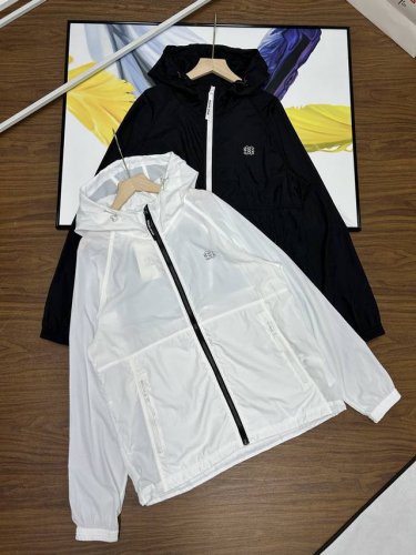 配礼盒装可隆Kolon Sport 防风防水防晒速干吸汗户外连帽拉链轻量弹力皮肤衣 防水防风速干防晒夹克 男女同款Upf70+防晒衣内里全包边得物正品1:1打版