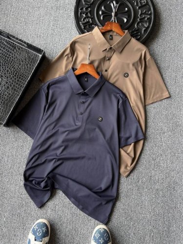 高端玩家必入！ 人气爆款！Zegna 杰尼亚专柜新品冰氧蚕丝无痕锦氨棉短袖Polo衫！恒隆在售万元级，款号：2300 杰尼亚家今年最新顶级冰氧锦氨面料！内外全部