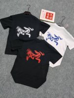 官网同款 arc Teryx 始祖鸟 25Ss夏新款短袖T恤 男女同款 双面液氨面料升级 采用日本液氨丝光工艺双面处理 液氨技术能使棉纤维膨胀后收缩 比普通丝光