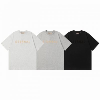 f058# Ss Essentials Fear Of God Fog Eternal 原版定制高质量植绒短袖T恤 高品质 原版定制面料 原厂品质 做工细节做到