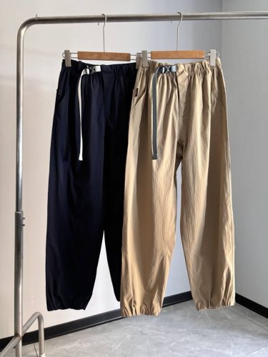 0544 原单工装裤Ankorau 安高若 男女同款春夏户外徒步运动防泼水尼龙格锥裤A0241pa20 颜色：卡其 藏青色 尺码：S M L