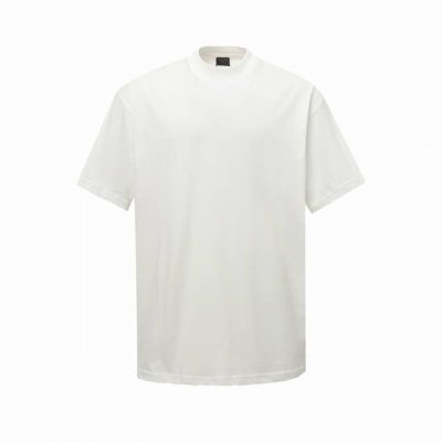 顶级最高版本 尺码偏大 B家 巴黎世家 Balenciaga 经典后背字母Logo红色美纹重工艺印花圆领半袖T恤短袖 男女同款 情侣款 宽松版型 最高版本 原版