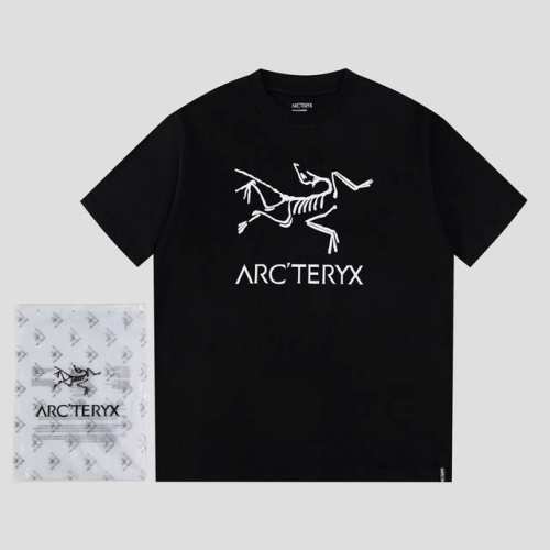高版本Arcteryx 280克双纱面料Arcteryx Captive Arc'word Ls Shirt M Captive系列字母图案Logo印花圆领短袖