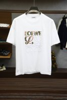 Loewe 罗意威 2025夏季新款短袖T恤，特色Logo的刺绣工艺，个性艺术系列全网独家首发 百搭款细节处理完美210克纯棉面料十分精致 原版面料 网红明星同