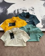 kolonsport 可隆半拉链休闲短袖半拉链男女同款 柜子同款 面料:锦纶73% 氨纶27% 出行穿搭首选，可隆树形春季轻薄功能性无缝半拉链男士Polo，无缝