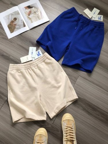 顶级版本！ 巴宝家｜Burberr*Y Ss24 战马马术骑士徽标Logo刺绣男女款抽绳短裤中裤五分裤 Bv绿创始人Daniel Lee 为Bbr全新打造第一季