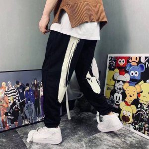 中山原厂Evisu福神白刷达摩大M毛圈长裤男女同款 重磅专柜最新款 走一波 绝对私房牛货 官网柜子同步火爆在售 不变形不起球 松紧腰设计 做工品质之类 无需多言
