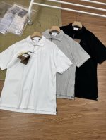 burberry巴宝莉2025新款男女翻领刺绣Logo休闲短袖polo衫 一如既往的硬货 爆款海外版朋友们 胸前战马刺绣 低调的奢华 高端大气的做工等级 无与伦