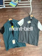 颜色灰色 蓝色 尺码S到Xl Mont-Bell Odmesh户外徒步骑行速干透气运动马甲 超火轻量化设计Montbell Odmesh运动马甲，以超轻量设计，