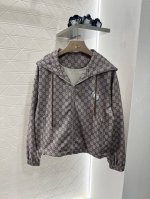 Gucc*2025新品上架 连帽印花外套短裤套装 定制Yb进口斜纹稠材质 质感舒适 垂顺有型 连帽抽绳拉链外套 帅气十足 尽显时髦格调穿搭 廓形配合通体双G字母