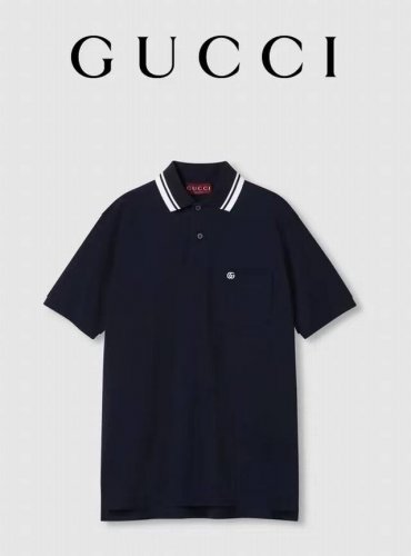 G家新款polo衫 珠地纯棉220克面料 经典款式 胸部口袋徽标刺绣设计 简约大方 最新款全套辅料配齐