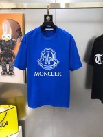 M*Ncler 蒙口2025春夏新款原单男士圆领短袖T恤 专柜同步售卖 爆款高端品质 高版本 Os版型阔版 印胶印花字母Logo图案设计 定制进口双股100%纯