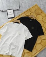 Arc'teryx 始祖鸟全压胶透气速干休闲短袖 面料采用舒弹棉 柔软 丝滑 清香 排汗 速干 清爽舒适 良好的抗皱性和保型性，能让衣物保持较好的形状和外观，不