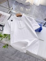 迪桑特25Ss新款春夏短袖翻领T恤Polo，最高版本客供定制高端朱地面料简单时尚款，拼色螺纹超级好看！经典Logo简单大方的款式！满满的高级感，四季可穿。简欧风