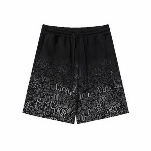 上新 高版本 dior 迪奥夏季新款镂空渐变抽绳Logo毛圈短裤 原版面料高版本高品质 网红明星同款 镭射识标Logo图案独特设计感 顶级重工设计搭配高端面料同