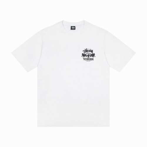 款号Hn791 高品质版本，区别通货 斯图西Stussy Tough Gear International Tee 秋季系列 Logo印花宽松罗纹圆领短袖T恤